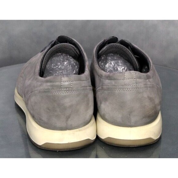 ECCO Men\'s Comfort Casual Shoes Size EU 46 US 12 Perforated Leather Gray main image 4